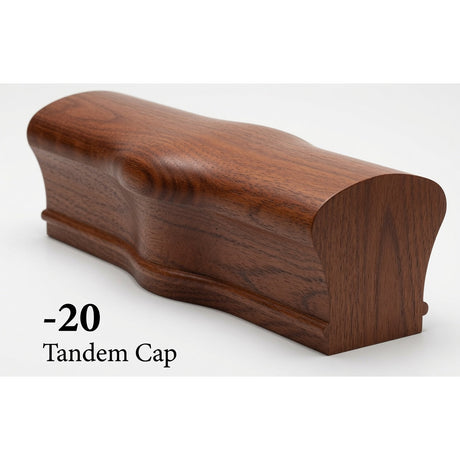 7020 Two Opening Tandem Newel Cap for the 6010 Handrail, Mahogany