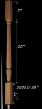 C-2005O 38" Octagonal Carolina Baluster