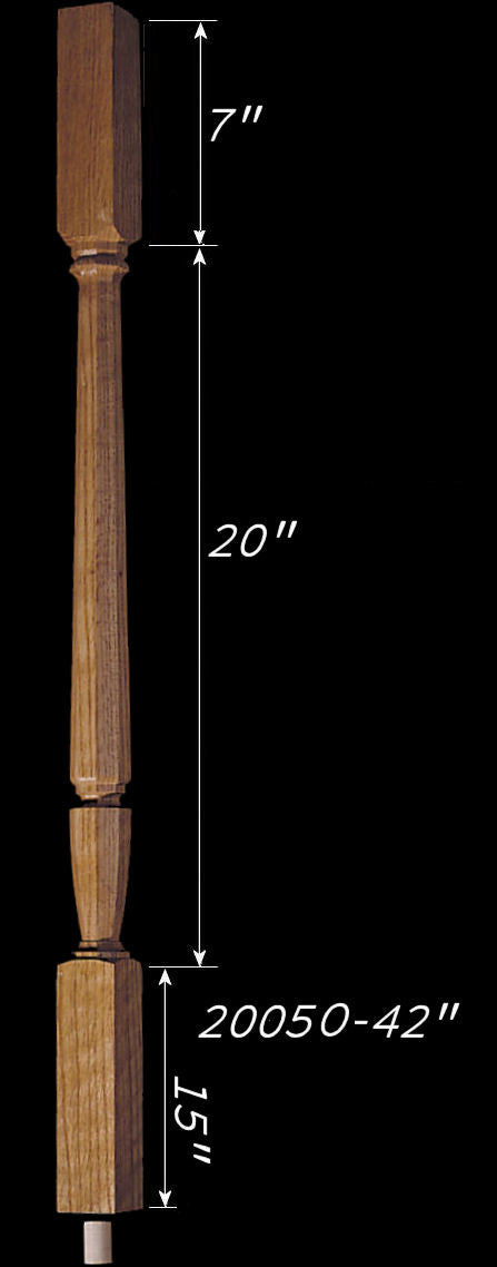 C-2005O 42" Octagonal Carolina Baluster