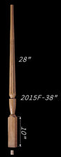 C-2015F 38" Fluted Carolina Baluster