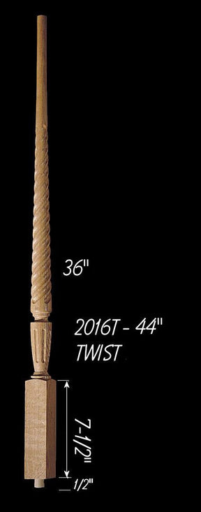 C-2016T 44" Twist Carolina Baluster