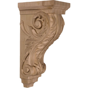Acanthus Large Pilaster Corbel, 5" X 7" X 14" (CORW05X07X14AC)