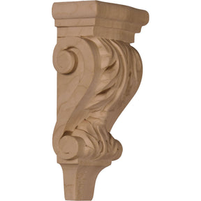 Acanthus Pilaster Corbel, 3" X 1 3/4" x 6" (CORW03X02X06PA)