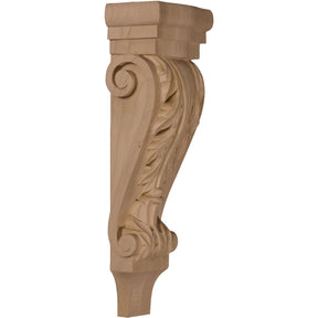 Acanthus Pilaster Corbel, 5-1/8" X 3-3/8" X 15-1/2" (CORW05X03X16PA)