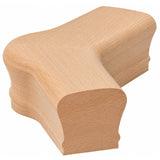 7021-135 135-Degree Newel Cap for the 2-1/4" x 2-3/8" Handrail, Beech