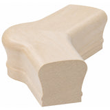 7021-135 135-Degree Newel Cap for the 2-1/4" x 2-3/8" Handrail, Birch