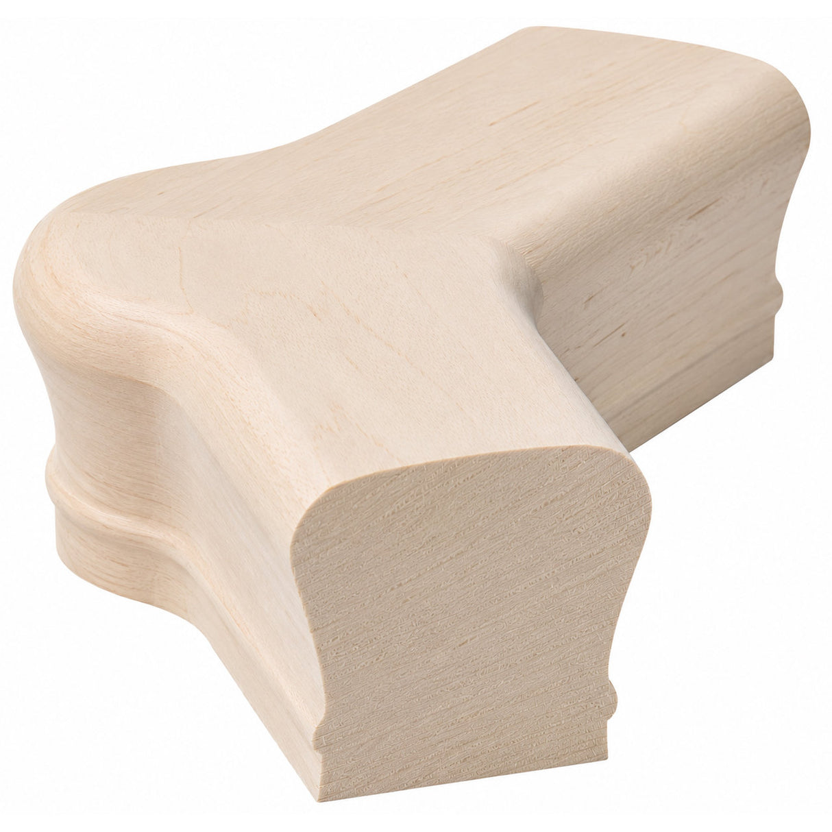 7021-135 135-Degree Newel Cap for the 2-1/4" x 2-3/8" Handrail, Hard Maple