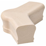 7021-135 135-Degree Newel Cap for the 2-1/4" x 2-3/8" Handrail, Hard Maple