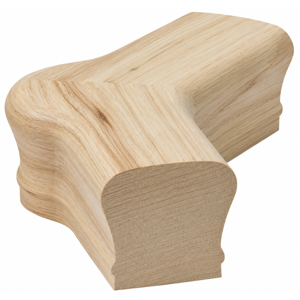 7021-135 135-Degree Newel Cap for the 2-1/4" x 2-3/8" Handrail, Hickory