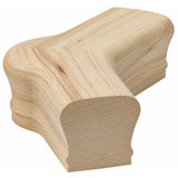 7021-135 135-Degree Newel Cap for the 2-1/4" x 2-3/8" Handrail, Hickory