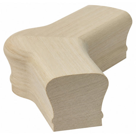 7021-135 135-Degree Newel Cap for the 2-1/4" x 2-3/8" Handrail, Poplar