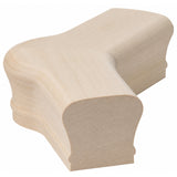 7021-135 135-Degree Newel Cap for the 2-1/4" x 2-3/8" Handrail, Soft Maple