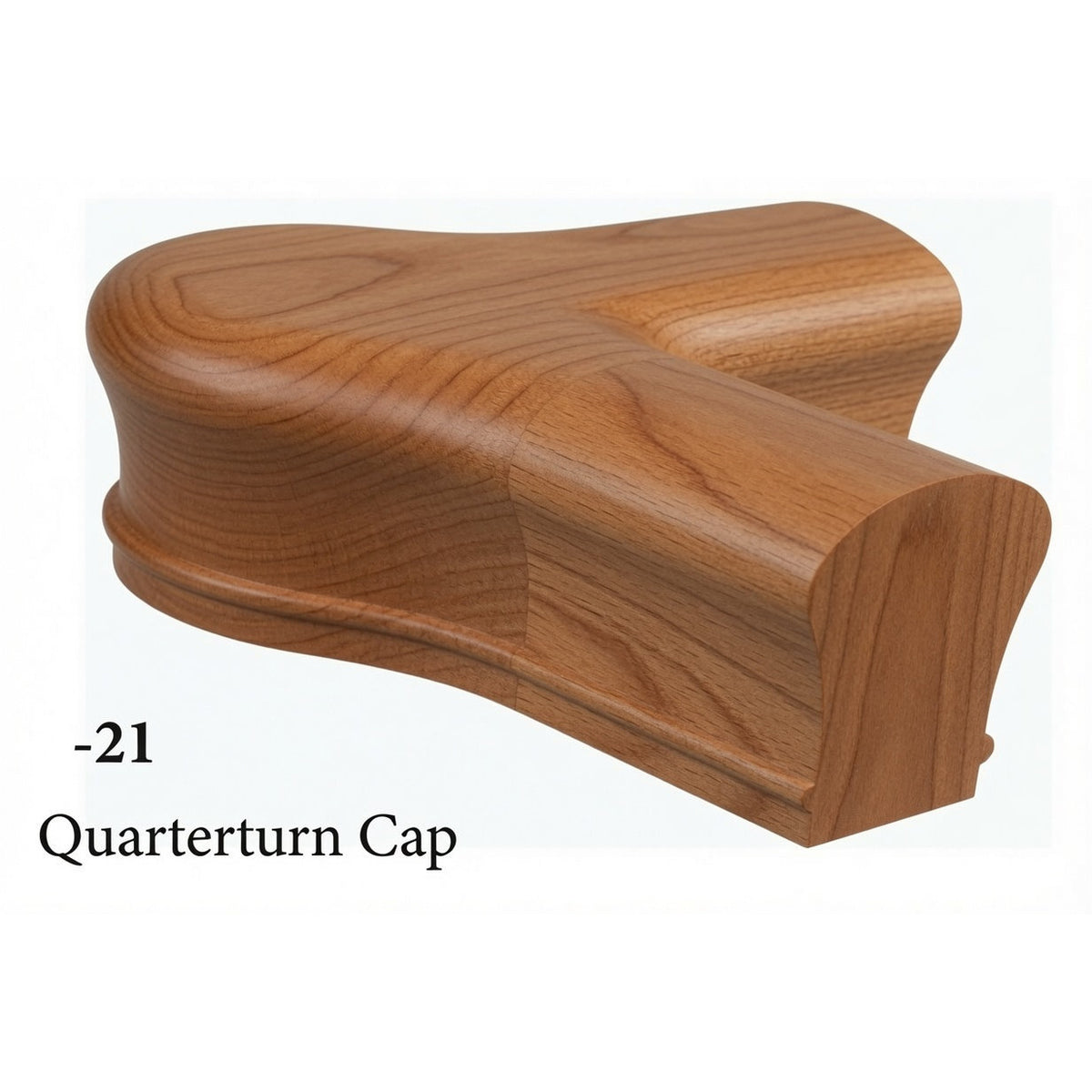 7021 Quarter-Turn Newel Cap, American Cherry
