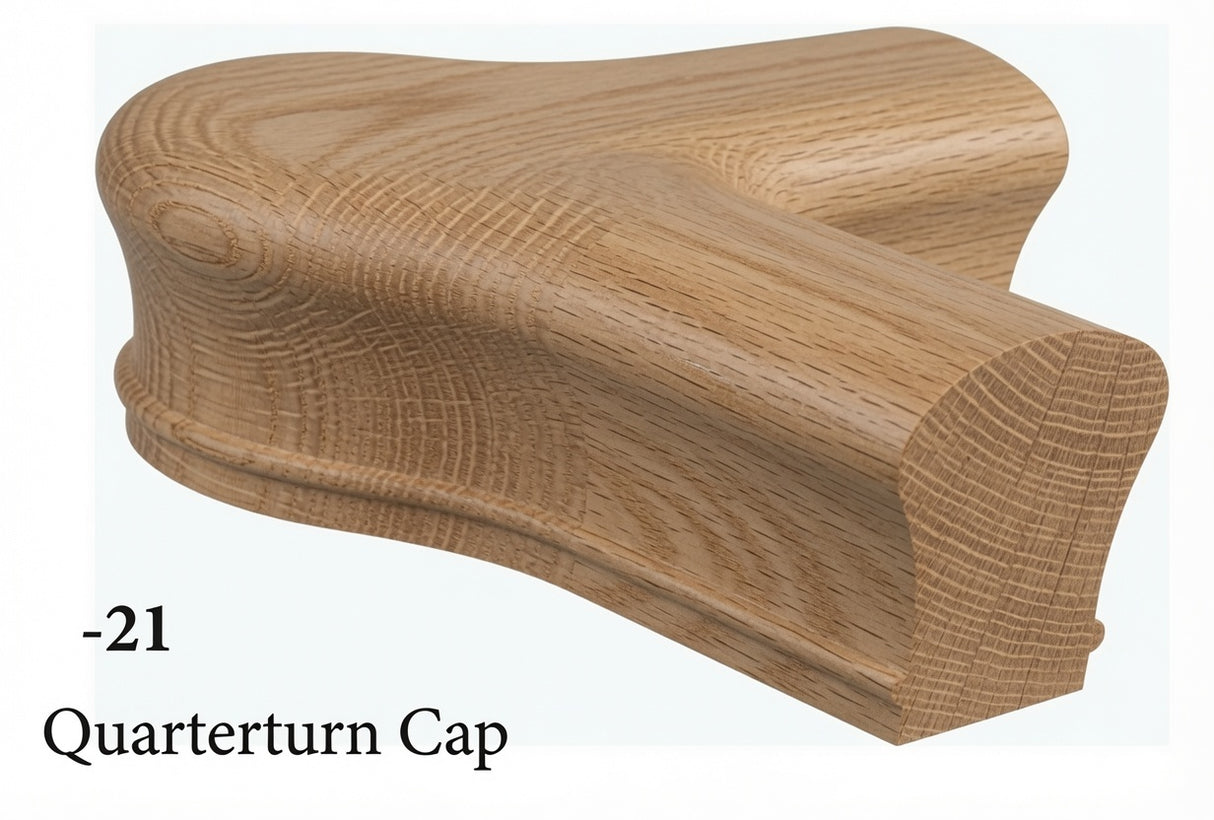 SP-7021 Quarterturn Newel Cap - White Oak