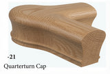 SP-7021 Quarterturn Newel Cap - White Oak