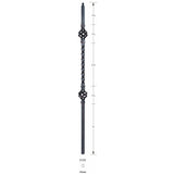 2122 19mm Double Basket Large Hollow Baluster