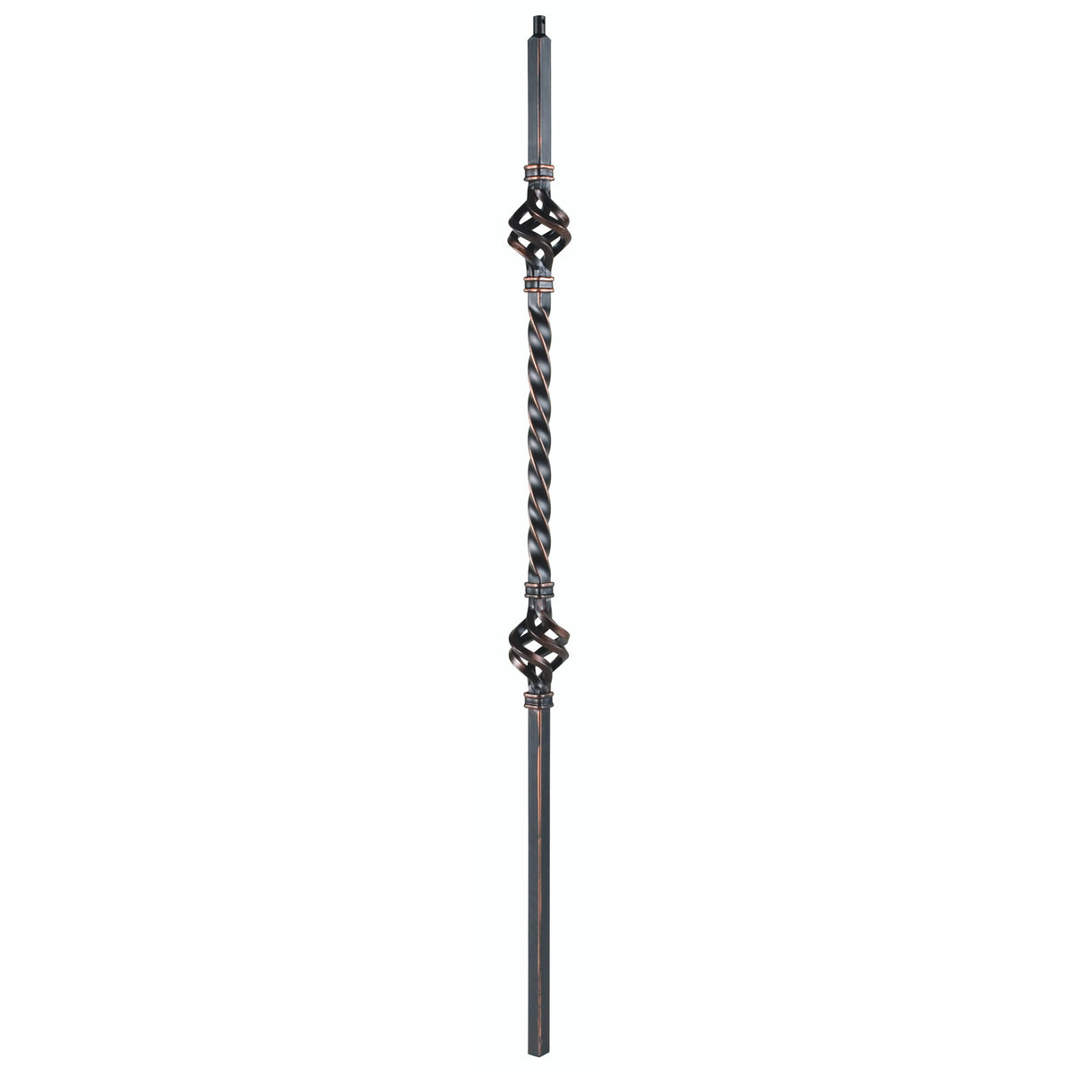 2122 19mm Double Basket Large Hollow Baluster