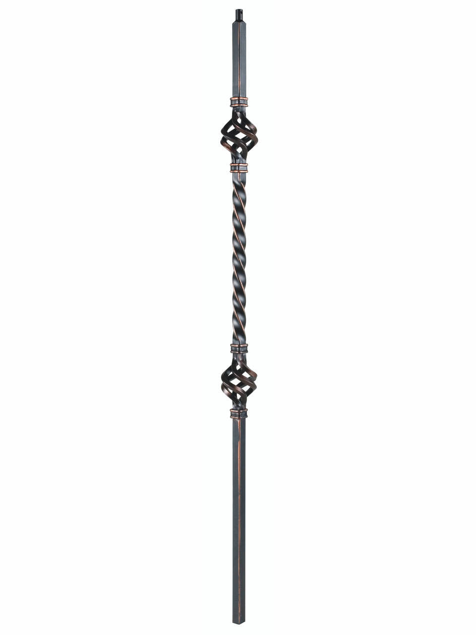 2122 19mm Double Basket Large Hollow Baluster