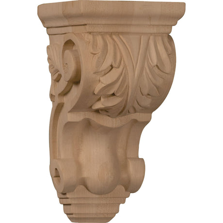 Traditional Acanthus Corbel, 3 1/2" X 4" X 7" (CORW03X04X07TA)