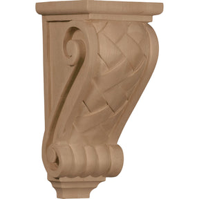 Basket Weave Corbel, 10" (CORW04X05X10BW)