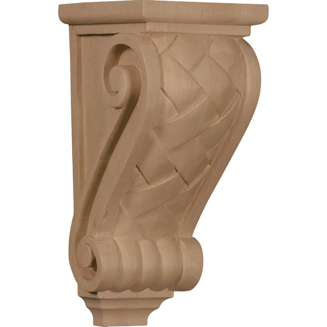 Basket Weave Corbel, 10" (CORW04X05X10BW)