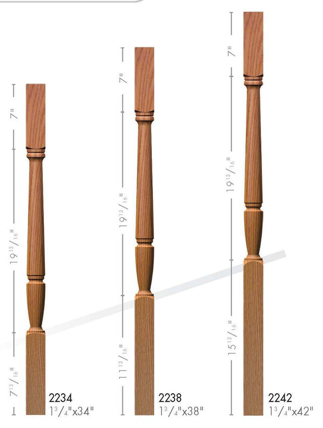 Bunker Hill Elegant Rise Balusters