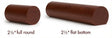 2250 Brazilian Cherry 2-1/4" Full Round or Round with Flat Bottom Handrail