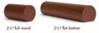 2250 Mahogany 2-1/4" Full Round or Round with Flat Bottom Handrail