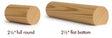 2250 Yellow Pine 2-1/4" Full Round or Round with Flat Bottom Handrail