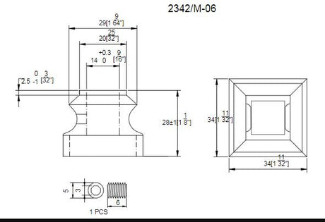 2342 Flat Shoe CADD