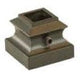 2915 Iron Flat Shoe with Set Screw for 9/16-inch square balusters