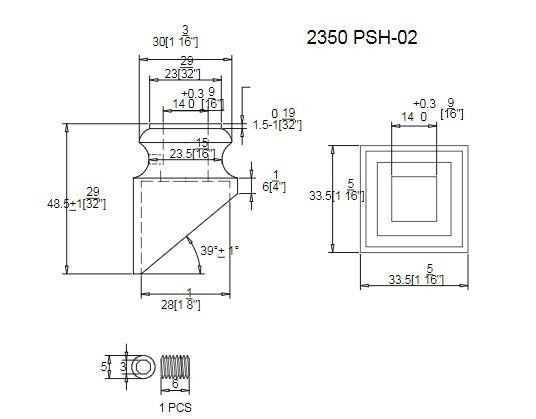 2350 Pitch Shoe CADD