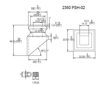 2350 Pitch Shoe CADD