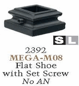 2392 19mm Flat Shoe with set screw