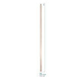 2455 NEWL-PLA Plain Iron Newel Post