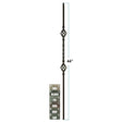 2553 1/2" x 44 Two Basket One Twist Stair Baluster