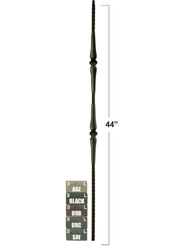 M15044 Double Knuckle with Spoons Iron Baluster