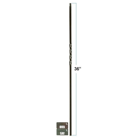 2650 Single Twist 36" Knee Wall Baluster