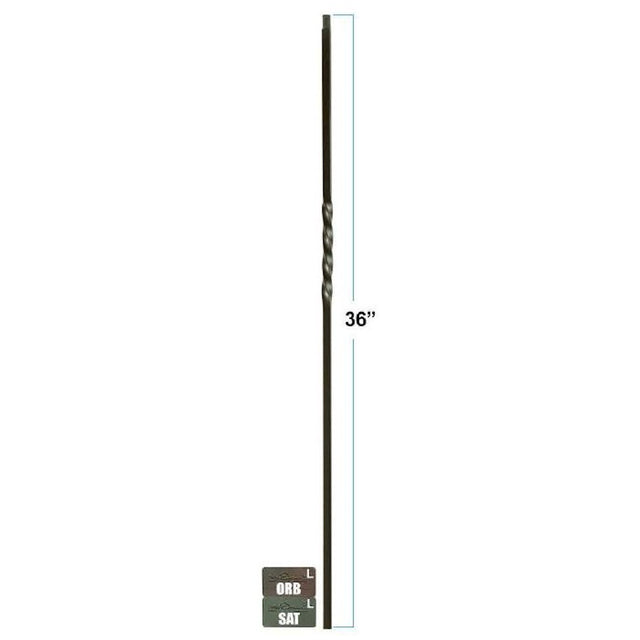 2650 Single Twist 36" Knee Wall Baluster