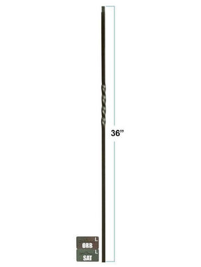 2650 Single Twist Knee Wall Baluster
