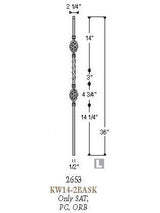 KW-2BASK Double Basket Knee Wall Baluster