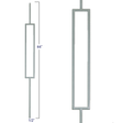 2670 M43 Square Panel Liberty Baluster