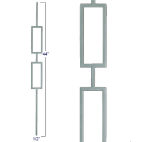2671 M438 Double Square Panel Liberty Baluster