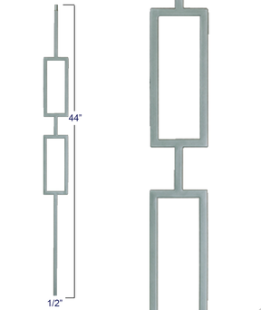 M438 Double Square Panel Liberty Baluster