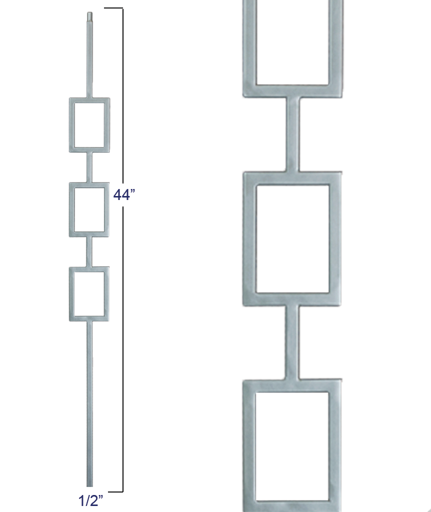 M439 Triple Square Panel Liberty Baluster