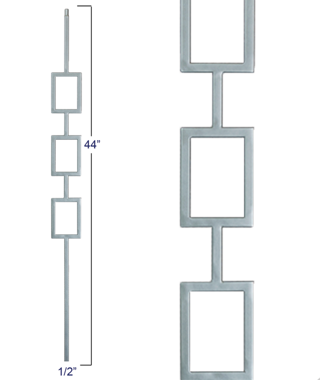 M439 Triple Square Panel Liberty Baluster