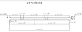 M436 Skinny Square Panel Liberty Baluster