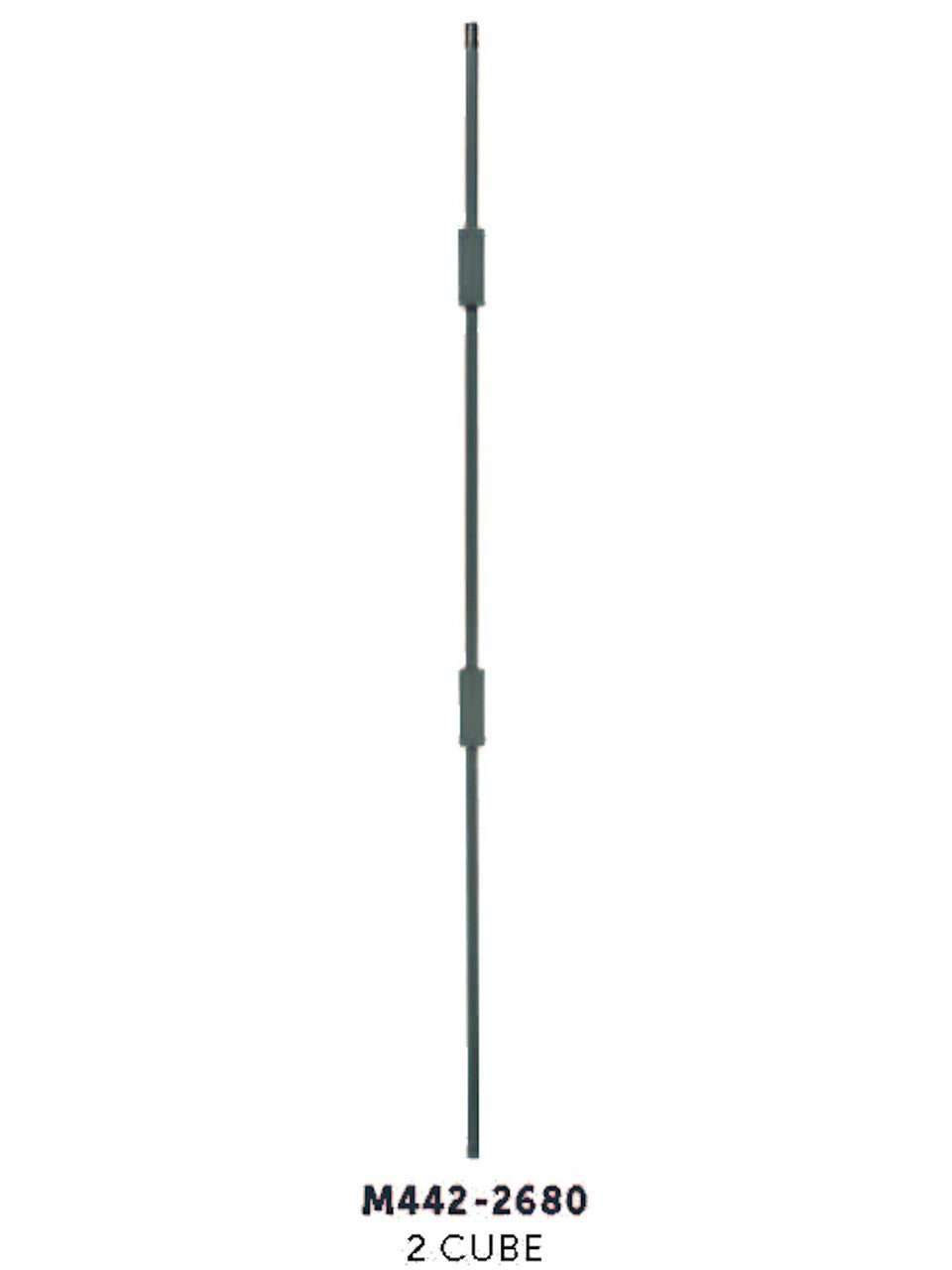 M442-2680 Lite Double Cube Baluster