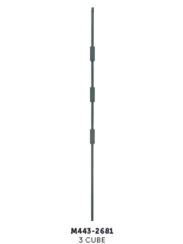 M443-2681 Lite Triple Cube Baluster