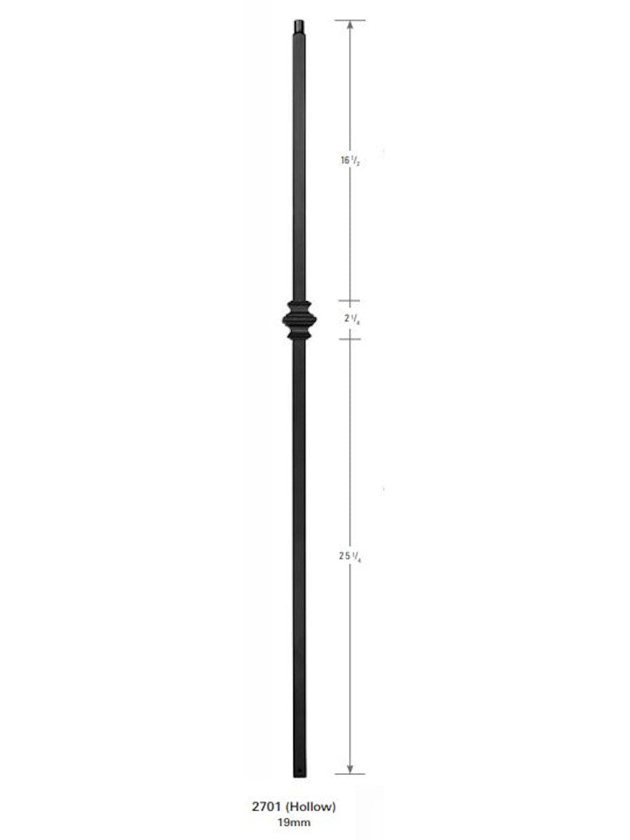 2701 19mm Single Knuckle Large Hollow Baluster